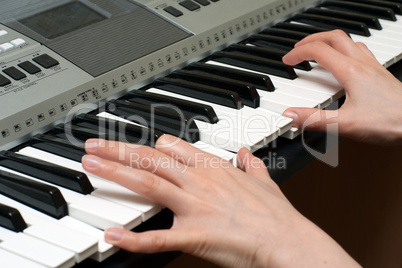 Playing piano