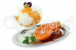 Mandarinen-Eisbecher