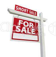 Short Sale Real Estate Sign - Left