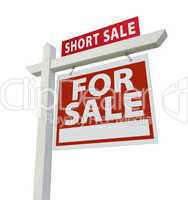 Short Sale Real Estate Sign - Right