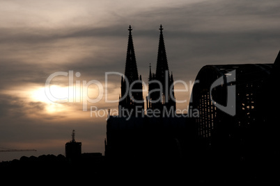 Kölner Dom Silouette