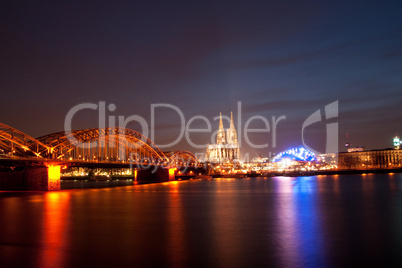 Kölner Dom & Hohenzollern Brücke Panorama