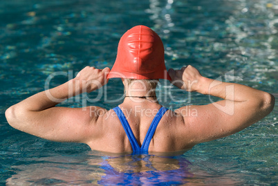 Athletic swimmer