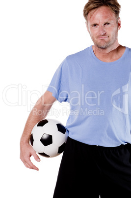 Portrait from a soccer player