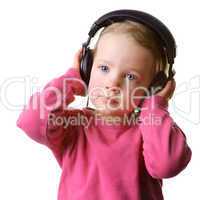 Kind mit Kopfhörer