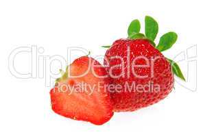 Erdbeere freigestellt - strawberry isolated 15