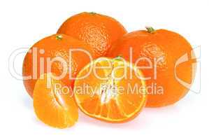 Mandarine freigestellt - tangerine isolated 05