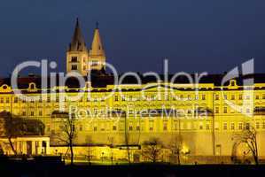 Prag Dom Nacht - Prague cathedral night 02