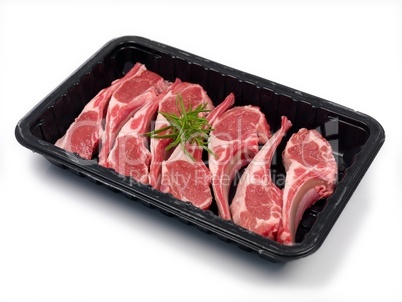 Lamb Chop Meat Tray