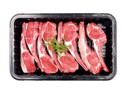 Lamb Chop Meat Tray