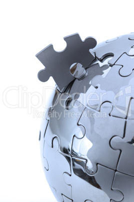 Puzzle Globus
