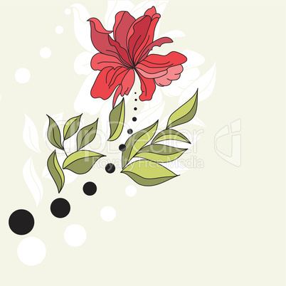 Original background with flower