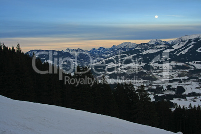 Bergpanorama beim Rangiswanger Horn