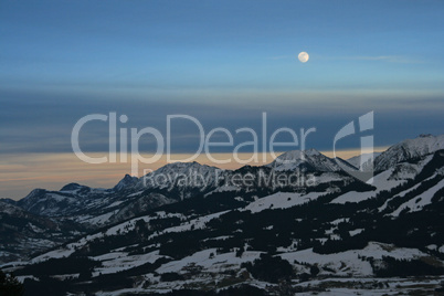 Bergpanorama beim Rangiswanger Horn