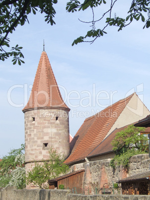 Stadtmauer in Wolframs-Eschenbach