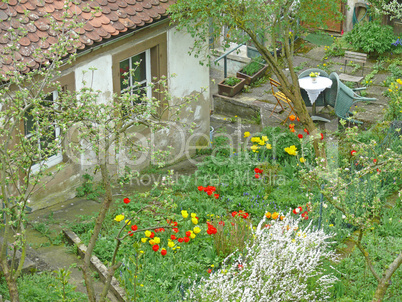 Garten in Rothenburg