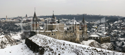 Panorama of Kamyanets-Podilsky Castle