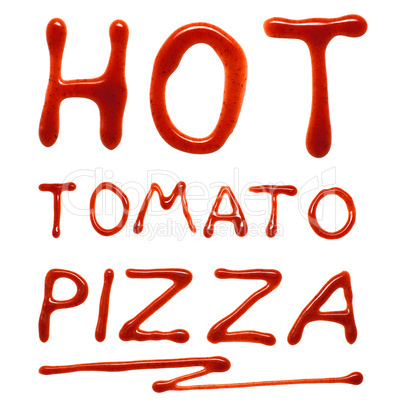 Hot tomato pizza