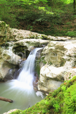 Falls in a canyon