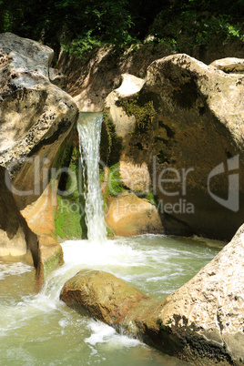 small waterfall