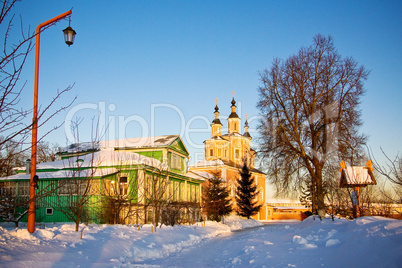 Rural house near to church