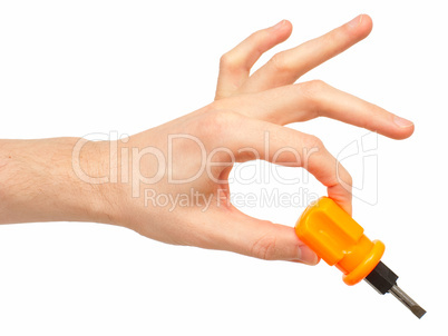 Yellow screwdriver