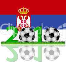 Fussball 2010 Serbien