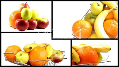 Rotating fruits montage