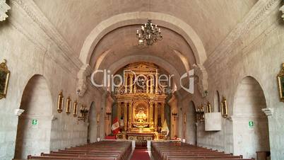 Kirche von innen, Südamerika (Arequipa, Peru)