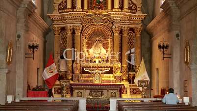 Altar, Kirche, Südamerika (Arequipa, Peru)
