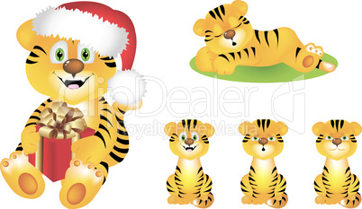 Cute Cartoon Tiger