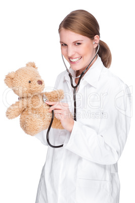 Doctor with teddy