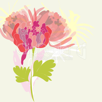 Background with flowers