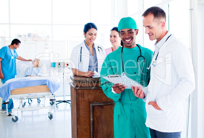Portrait of an ambitious medical team at work
