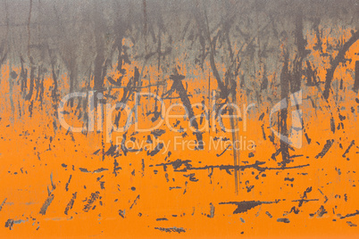 Orange Rusty Metallic Surface