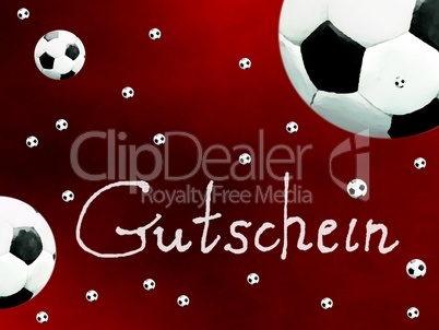 Fußball Gutschein