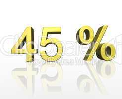 45 Prozent