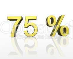 75 Prozent