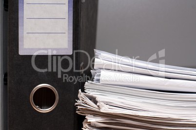 Folder and pack of documents