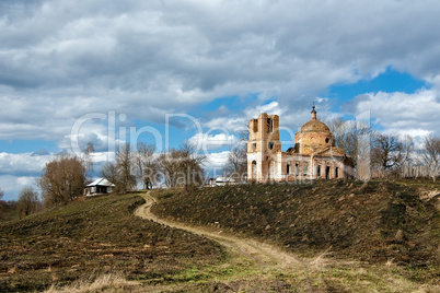 Ruins of rural church