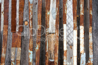 Tin'n'wood texture
