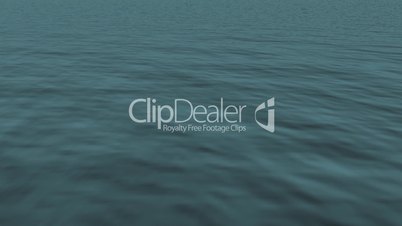 Loopable 3d sea with realistic waves without any sunlight.