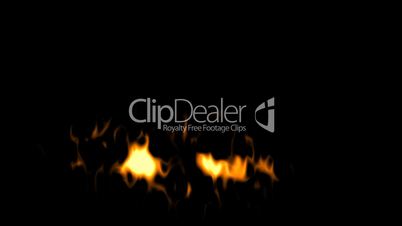 Fire explosion background effect with alpha Channel