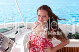 pretty young girl on the beach