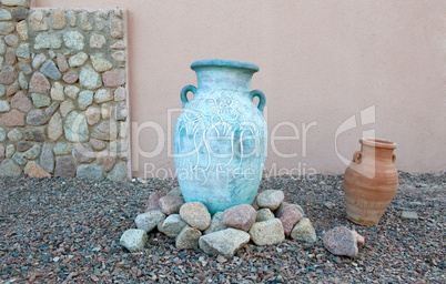 ceramic ewer, vase