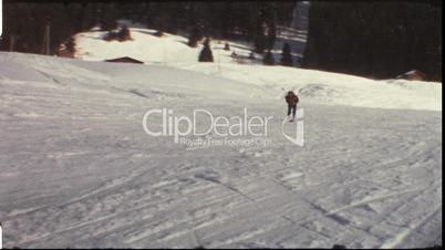 Skifahrer (8mm-Film)