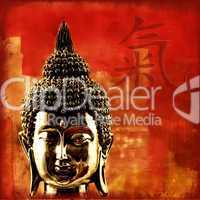 Buddha chinesisches Zeichen chi