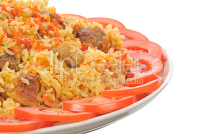 Rice with meat