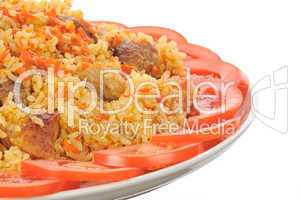 Rice with meat