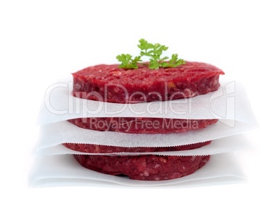 Raw Beef Patties